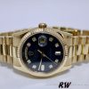 Rolex Day-Date 118238 Blue Diamond Dial Unisex Replica Watch