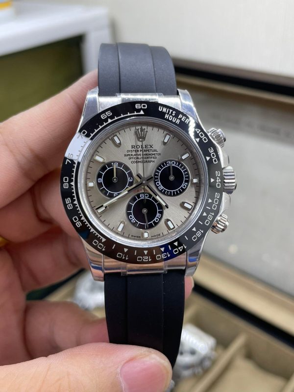 Rolex Daytona 116519 Black Dial Black Rubber strap 40mm Mens Replica Watch