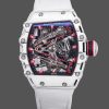 Richard Mille RM 38 02 Bubba Watson Tourbillon White Case Rubber & Fabric Strap