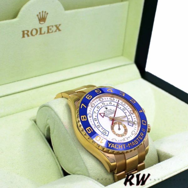 Rolex Yacht Master II 116688 White Dial 44mm Mens replica watch