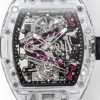 Richard Mille RM38-02 Tourbillon Movement Edition Crystal Black Rubber Strap
