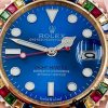 Rolex Yacht Master 116695 Everose Gold Blue Dial 40MM Mens Replica Watch
