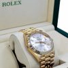 Rolex Day-Date 228238 Silver Roman Dial Fluted Bezel 40mm Mens Replica Watch