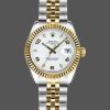 Rolex Datejust 179173 White Arabic Numerals Dial Fluted Bezel 26MM Lady Replica Watch
