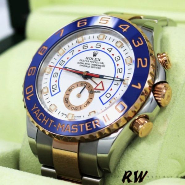 Rolex Yacht Master II 116681 White dial 44mm Mens replica Watch