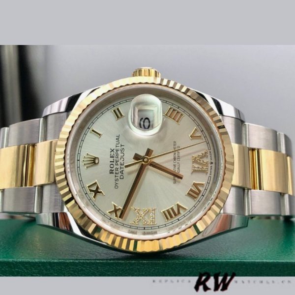 Rolex Datejust 126233 Silver Roman Numeral Dial 36MM Unisex Replica Watch