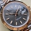 Rolex Datejust Grey Fluted Motif Dial m126331 0020 Mens Watch