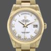 Rolex Day-Date 118208 White Roman Dial Roman Numerals 36mm Unisex Replica Watch