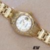 Rolex Pearlmaster 80318 White MOP Dial 29MM Lady Replica Watch