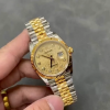 Rolex Datejust 126233 Champagne Jubilee Dial Fluted Bezel 36MM Unisex Replica Watch
