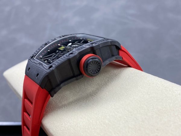 Richard Mille Black Carbon NTPT Automatic Rafael Nadal RM35-02(Rubber)
