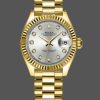 Rolex Datejust 126334 Fluted Bezel Silver Dial 41MM Mens Replica Watch