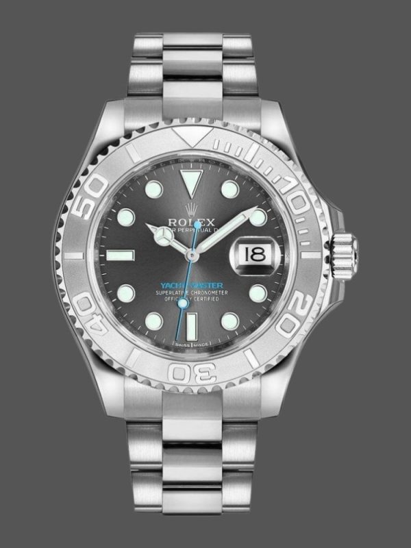 Rolex Yacht Master 116622 Stainless Steel Grey Dial 40mm Mens Replica Watch