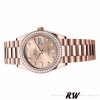 Rolex Day-Date 128345RBR Champagne Rose Dial Everose Gold 36MM Unisex Replica Watch