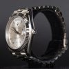 Rolex Day-Date 228239 Silver Baguette Diamond Dial Fluted Bezel 40mm Mens Replica Watch