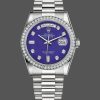 Rolex Day Date 118346 Lapis Lazuli Blue Dial 36mm Unisex Replica Watch
