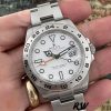 Rolex Explorer II 216570 Stainless Steel White Dial 42MM Mens Replica Watch