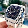 Richard Mille RM 35-03 Rafa Nadal White Carbon Quartz TPT(WHITE)