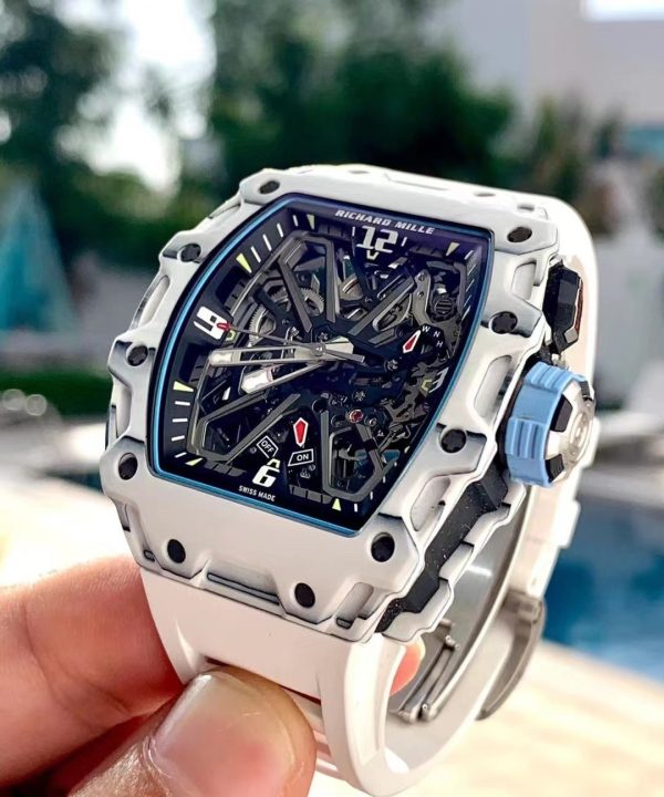 Richard Mille RM 35-03 Rafa Nadal White Carbon Quartz TPT(WHITE)