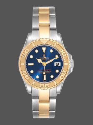 Rolex Yacht Master 169623 Steel Yellow Gold Blue Dial 29MM Lady Replica Watch