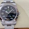 Rolex Air-King Stainless Steel Black Arabic Dial 116900 40mm Mens Replica Watch