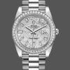 Rolex Day-Date 228349RBR Meteorite Dial Diamond Bezel 40mm Mens Replica Watch