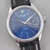 Rolex Cellini Date 50519 Blue Dial Blue Leather Strap 39MM Mens Replica Watch