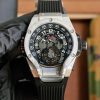 Hublot MP-13 Tourbillon Bi-Axis Retrograde 913.NX.1170.RX 44 mm(silver black)