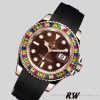 Rolex Yacht Master 116695 Black Rubber Strap Brown Dial 40MM Mens Replica Watch