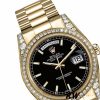 Rolex Day-Date 118388 Black Index Dial 36mm Unisex Replica Watch
