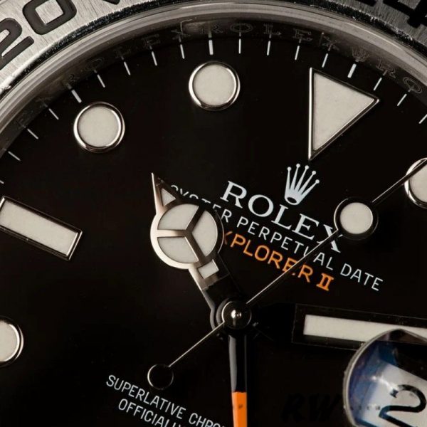 Rolex Explorer II 216570 Stainless Steel Black Dial 42MM Mens Replica Watch