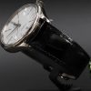 Rolex Cellini Time 50509 Black Leather Strap White Dial 39mm Mens Replica Watch