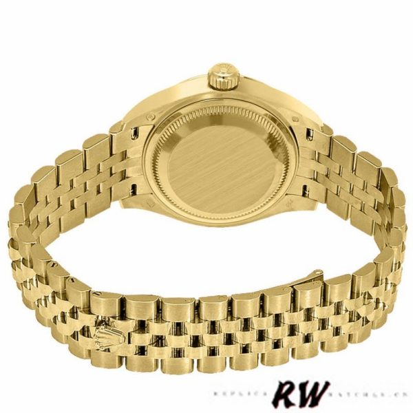 Rolex Datejust 279178 Silver Diamond Dial Yellow Gold 28mm Lady Replica Watch