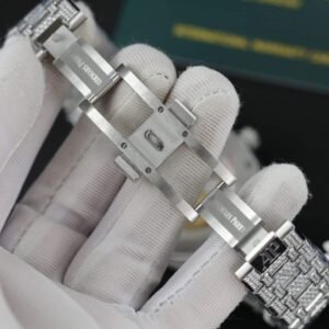 Audemars Piguet Royal Oak Iced Out Moissanite Arabic Dial Super Clone 41mm