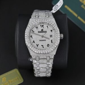 Audemars Piguet Royal Oak Iced Out Moissanite Arabic Dial Super Clone 41mm