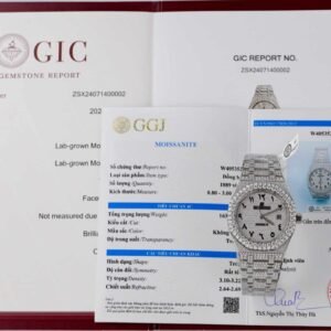Audemars Piguet Royal Oak Iced Out Moissanite Arabic Dial Super Clone 41mm