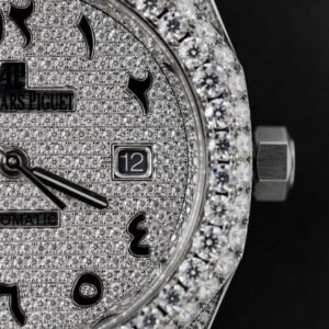 Audemars Piguet Royal Oak Iced Out Moissanite Arabic Dial Super Clone 41mm