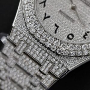 Audemars Piguet Royal Oak Iced Out Moissanite Arabic Dial Super Clone 41mm