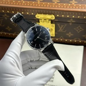 Audemars Piguet Code 11.59 15210BC Black Dial Leather Strap 1:1 Best Replica APSF 41mm