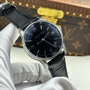 Audemars Piguet Code 11.59 15210BC Black Dial Leather Strap 1:1 Best Replica APSF 41mm