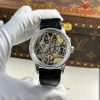 Audemars Piguet Code 11.59 26600CR Silver Tone Inner Bezel Black Leather Strap 1:1 Best Replica APPF 41mm