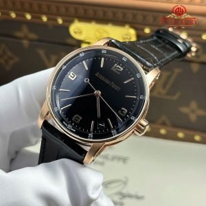 Audemars Piguet Code 11.59 Automatic 15210OR Black Dial Leather Strap 1:1 Best Replica APSF 41mm