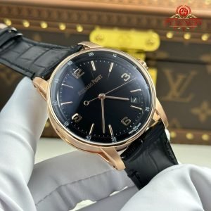 Audemars Piguet Code 11.59 Automatic 15210OR Black Dial Leather Strap 1:1 Best Replica APSF 41mm