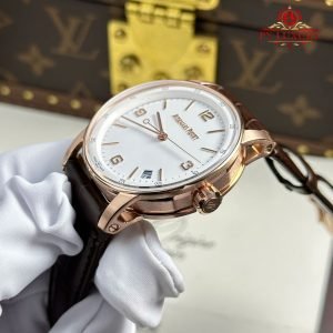 Audemars Piguet Code 11.59 Automatic 15210OR White Dial Leather Strap 1:1 Best Replica APSF 41mm