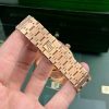 Audemars Piguet Royal Oak 15400OR Black Dial 18K Gold Wrapped Best Replica Watch ZF 41mm
