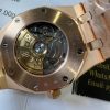 Audemars Piguet Royal Oak 15400OR Black Dial Custom Baguette Moissanite Bezel 18K Gold Wrapped 1:1 Best Replica 41mm