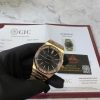 Audemars Piguet Royal Oak 15400OR Black Dial Custom Baguette Moissanite Bezel 18K Gold Wrapped 1:1 Best Replica 41mm