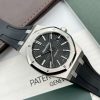 Audemars Piguet Royal Oak 15400ST Rubber Strap Black Dial Best Replica APS Factory 41mm
