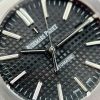 Audemars Piguet Royal Oak 15400ST Rubber Strap Black Dial Best Replica APS Factory 41mm