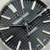 Audemars Piguet Royal Oak 15400ST Rubber Strap Black Dial Best Replica APS Factory 41mm